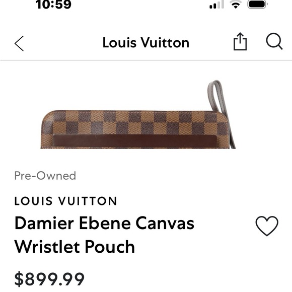 Authentic Damier Wristlet - Picture 6 of 8